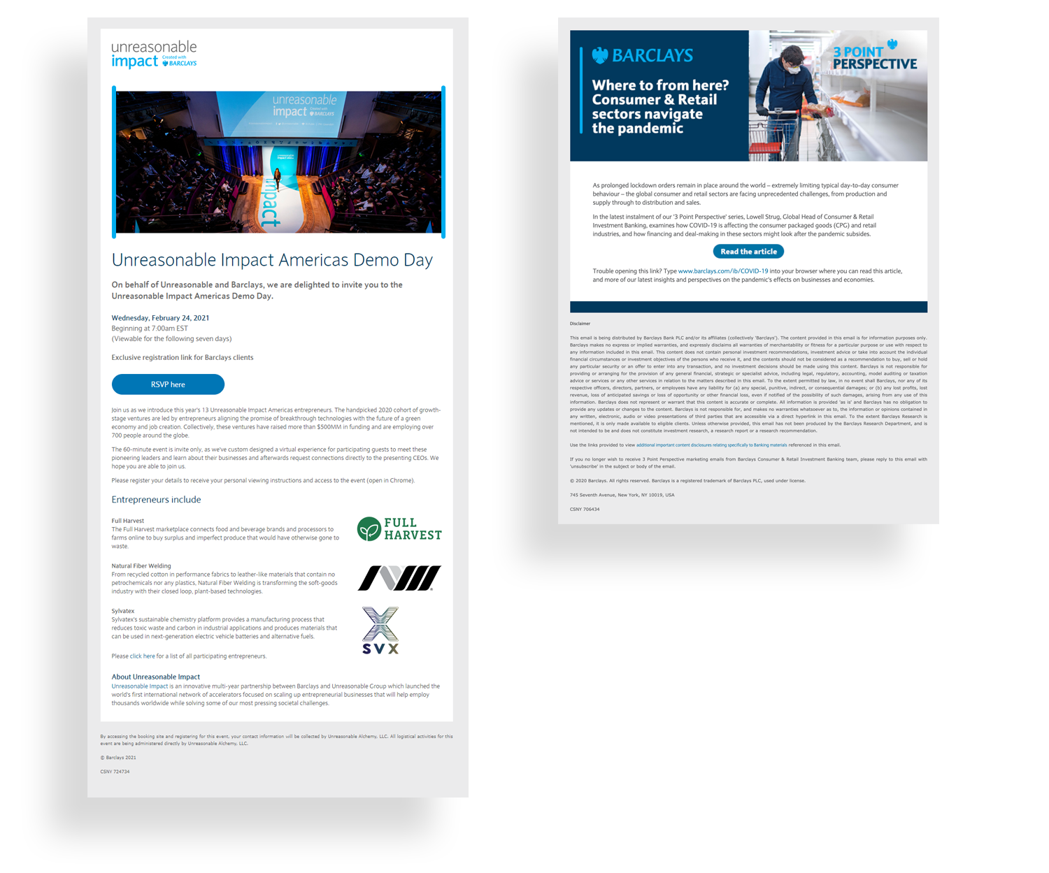 Alternate Barclays branding