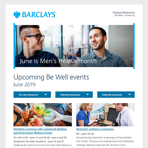 Barclays – Senior Web Designer